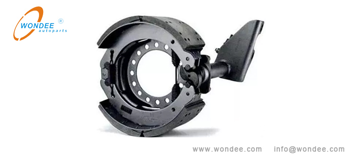Drum type brake system for trailers and trucks نظام الفرامل نوع الأسطوانة للمقطورات والشاحنات