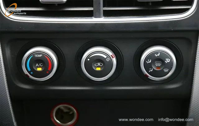 turn off the air conditioning (3) قم بإيقاف تشغيل تكييف الهواء (3)