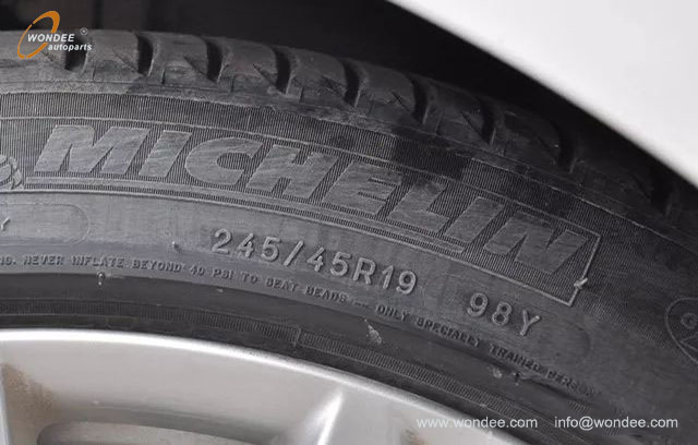 tire width (2) عرض الإطارات (2)