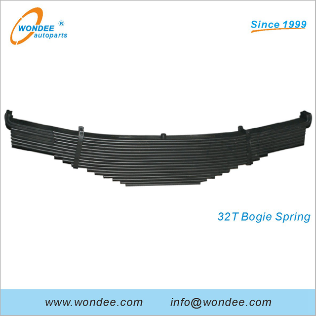 النوابض الورقية 24T 28T 32T Bogie لشبه المقطورات والشاحنات الثقيلة