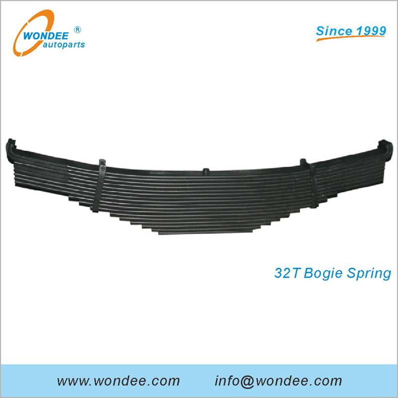 النوابض الورقية 24T 28T 32T Bogie لشبه المقطورات والشاحنات الثقيلة