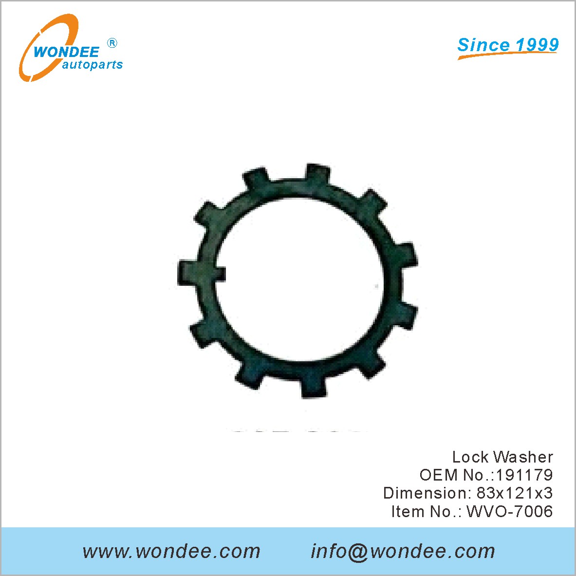 قفل غسالة OEM 191179 لفولفو من Wondee