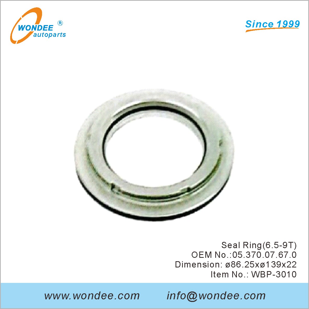 حلقة الختم (65-9T) OEM 0537007670 لـ BPW من Wondee