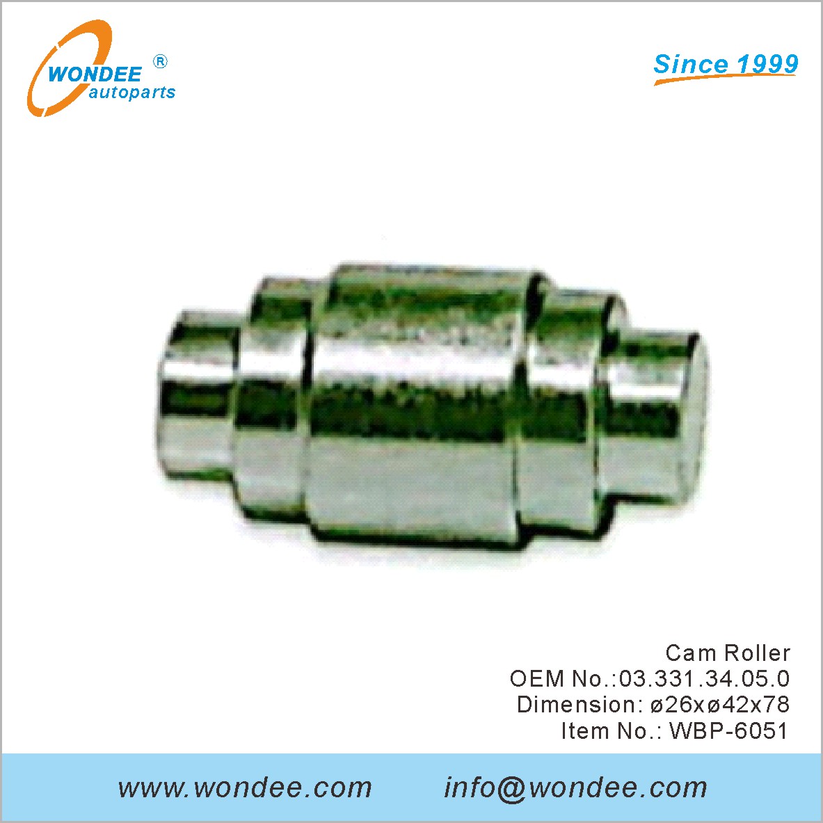 كام كاميرا OEM 0333134050 لـ BPW من Wondee