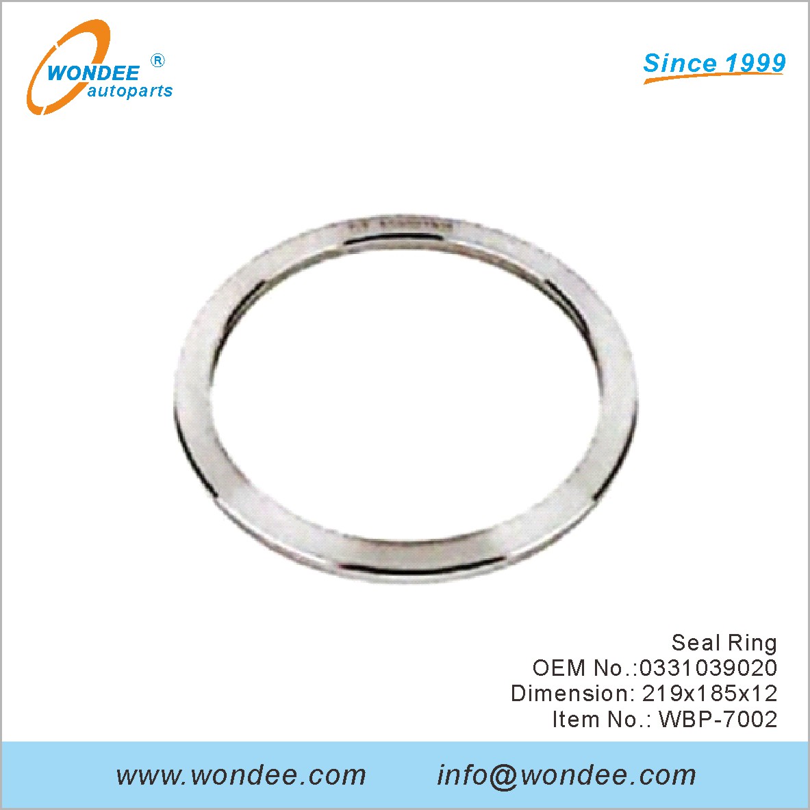 ختم حلقة OEM 0331039020 لـ BPW من Wondee