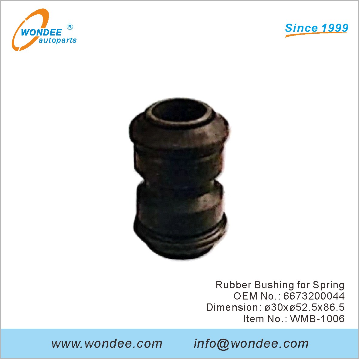 جلبة مطاطية لفصل الربيع OEM 6673200044 لبنز من Wondee