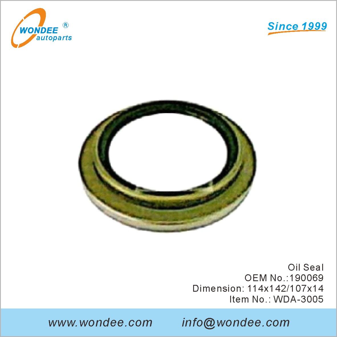 ختم الزيت OEM 190069 لـ DAF من Wondee-