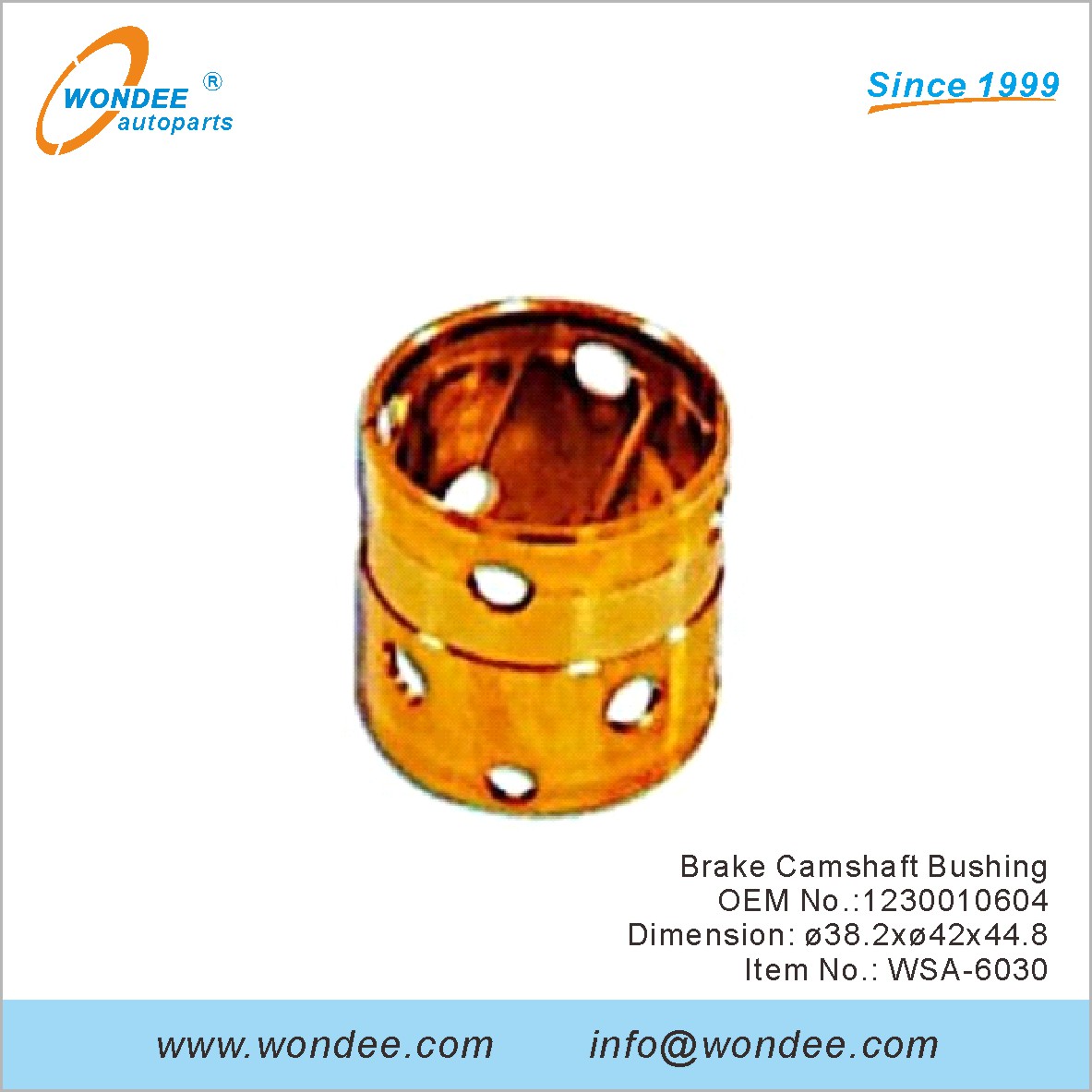 فرامل عمود الحدبات البوزم OEM 1230010604 لـ SAF من Wondee