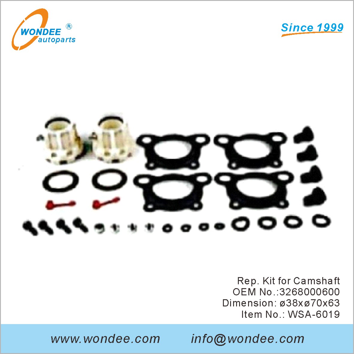 REP. KIT for عمود الحدبات OEM 3268000600 لـ SAF من Wondee