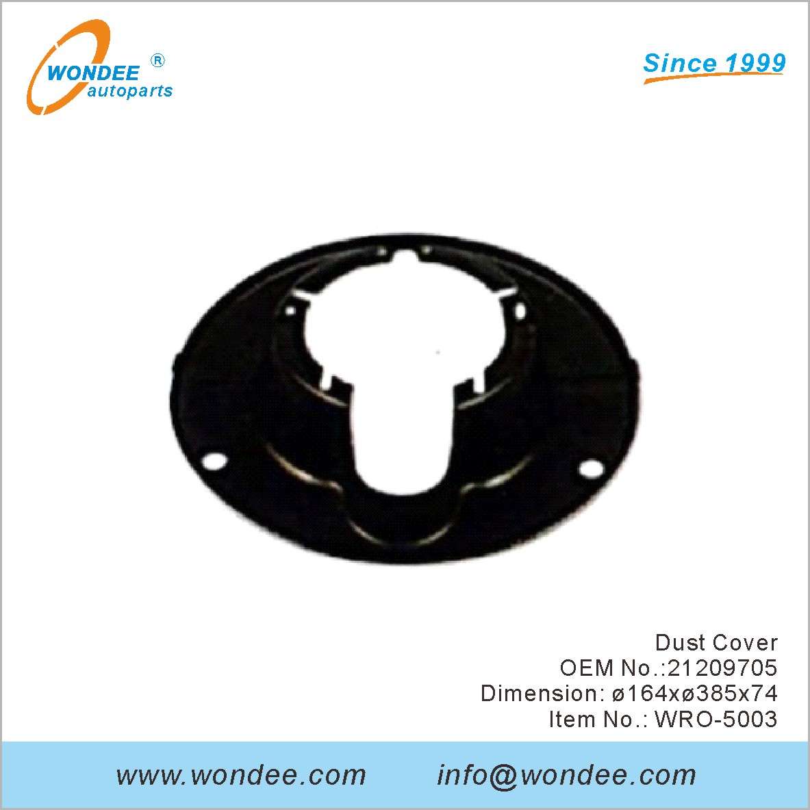 غطاء الغبار OEM 21209705 لـ ROR من Wondee