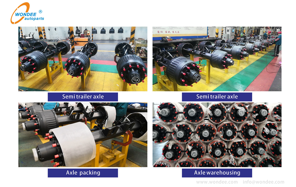 WONDEE trailer axle warehousing