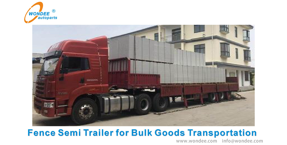 Wondee Fence Semi Trailer Transportation