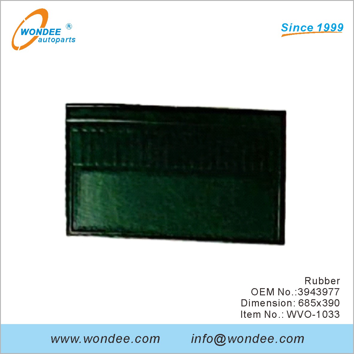 المطاط OEM 3943977 لفولفو من Wondee