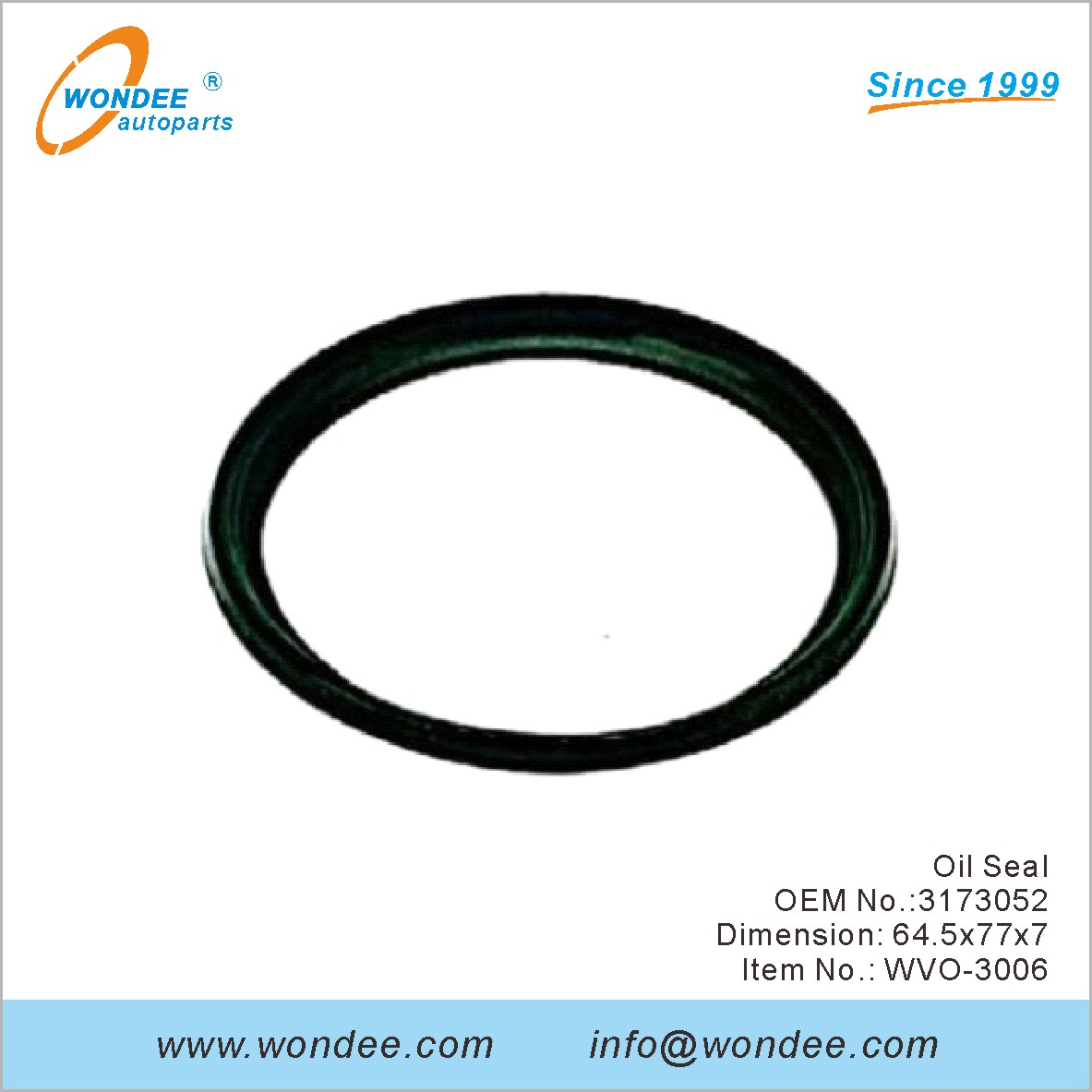 ختم الزيت OEM 3173052 لفولفو من Wondee