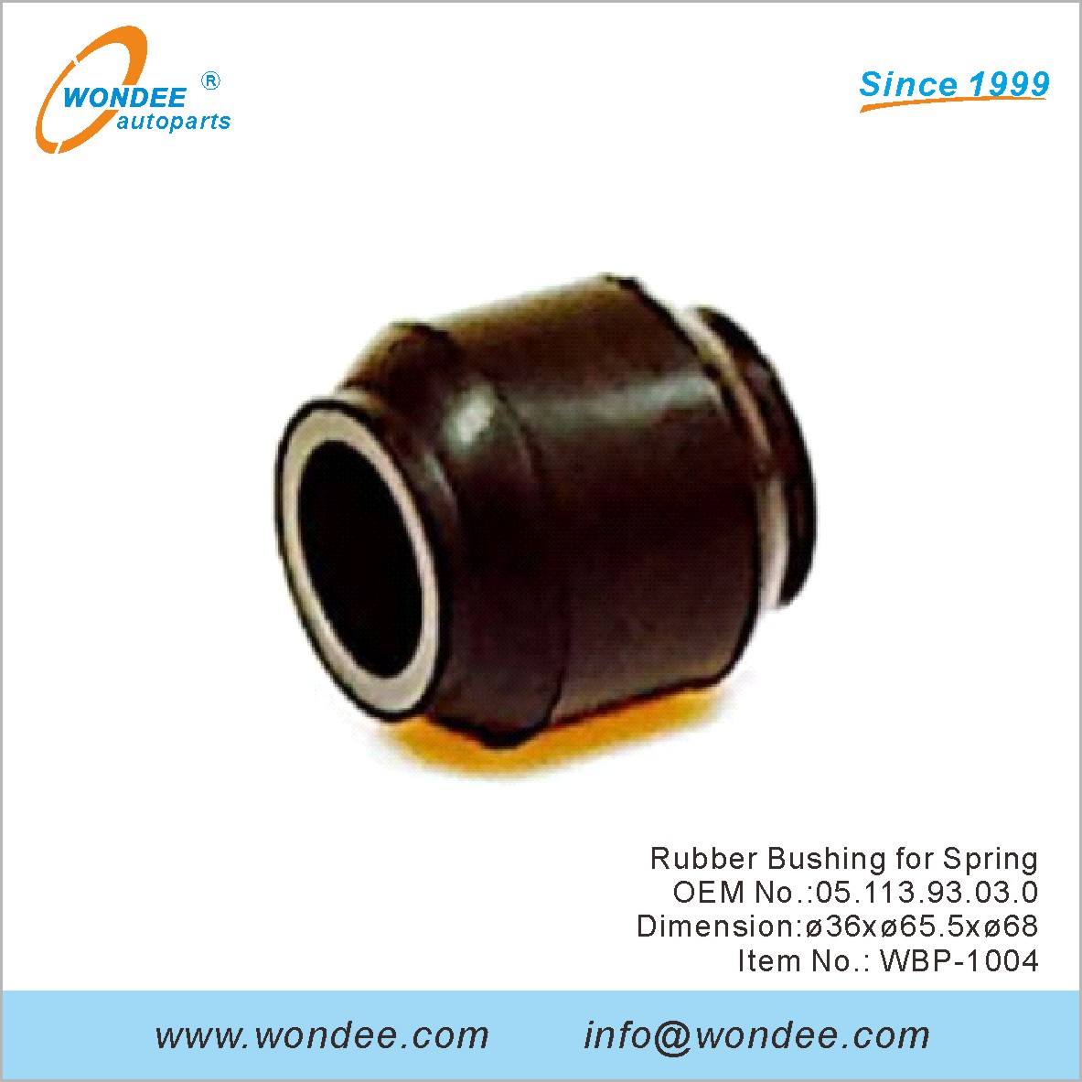 جلبة مطاطية لـ Spring OEM 0511393030 لـ BPW من Wondee