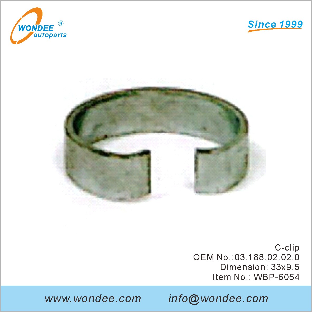 C-Clip OEM 0318802020 لـ BPW من Wondee