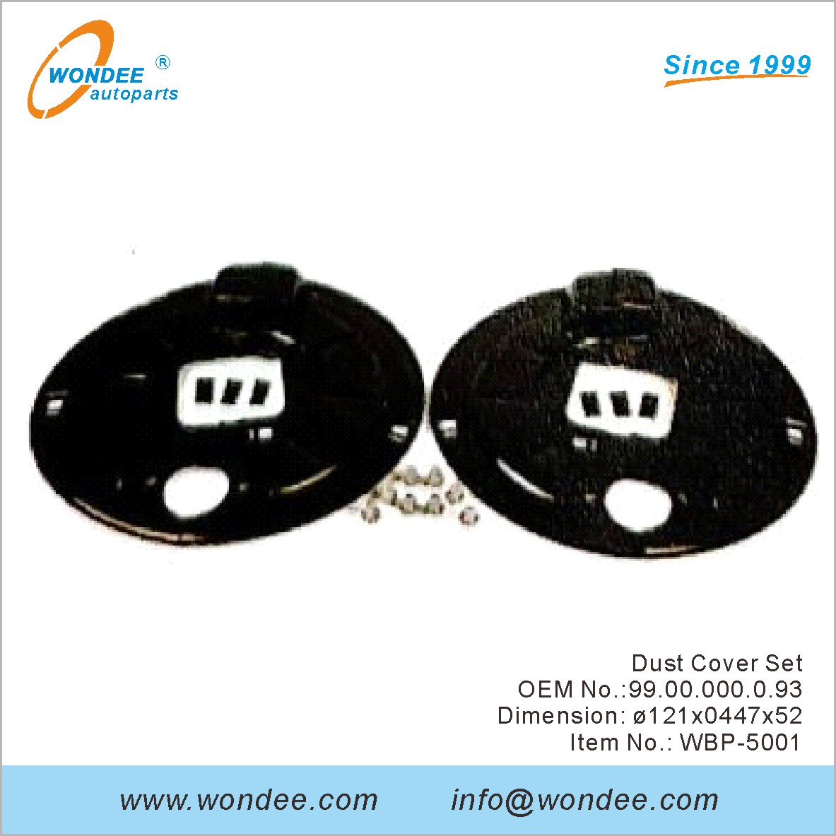 مجموعة غطاء الغبار OEM 9900000093 لـ BPW من Wondee