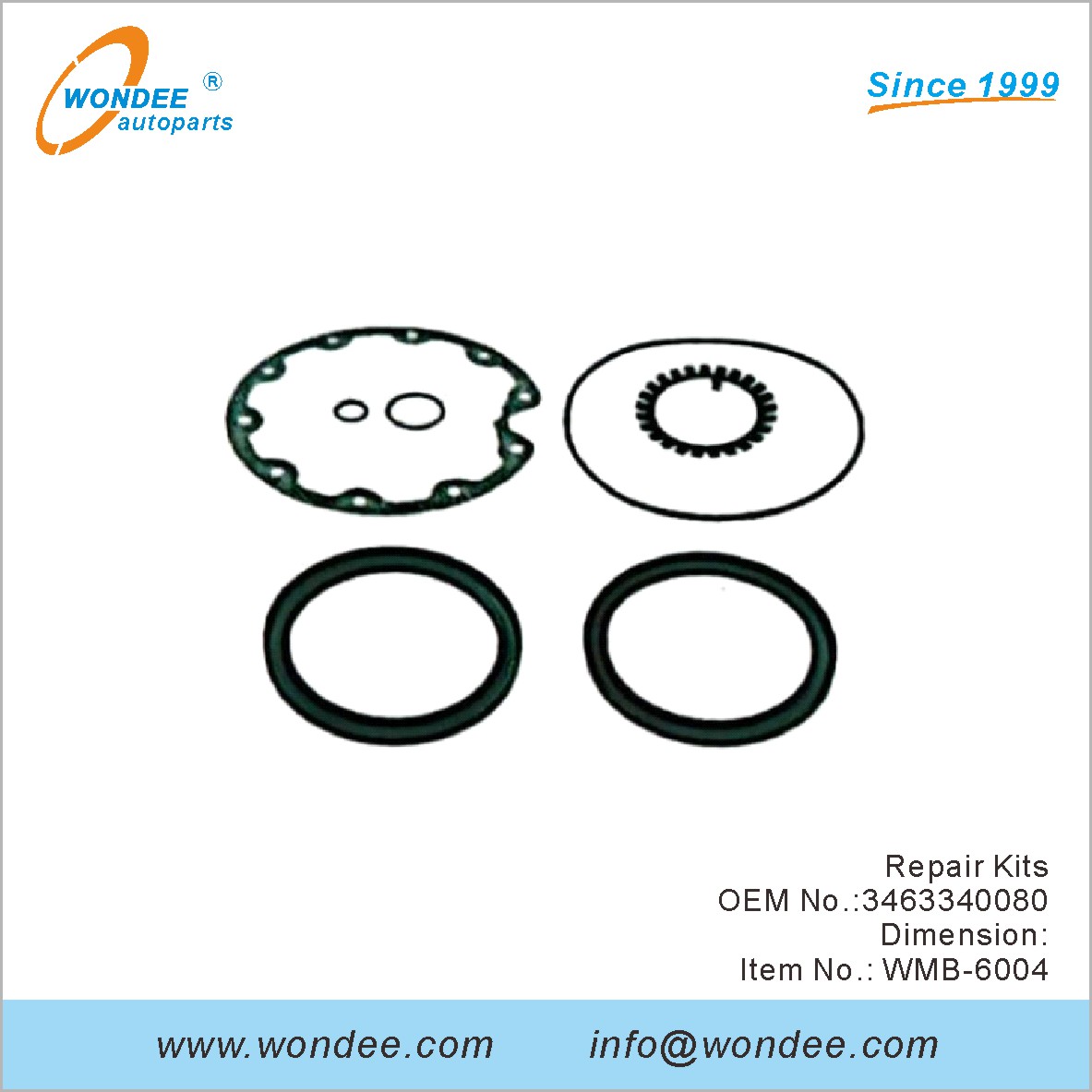 مجموعات الإصلاح OEM 3463340080 لبنز من Wondee