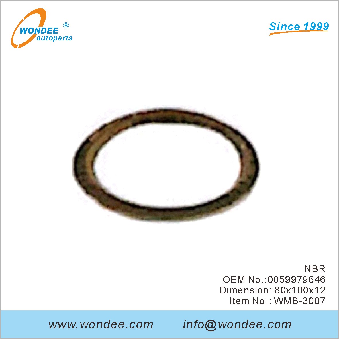 NBR OEM 0059979646 لبنز من Wondee