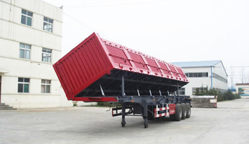 Wondee 3-axle إلقاء ومقطورة نصف مقطورة من الشركة المصنعة الصينية