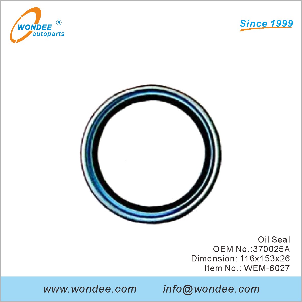 OIL SEAL OEM 370025A للمحرك من Wondee