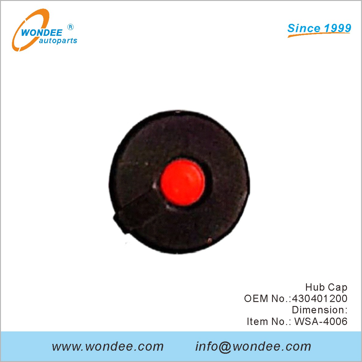 HUB CAP OEM 430401200 لـ SAF من Wondee