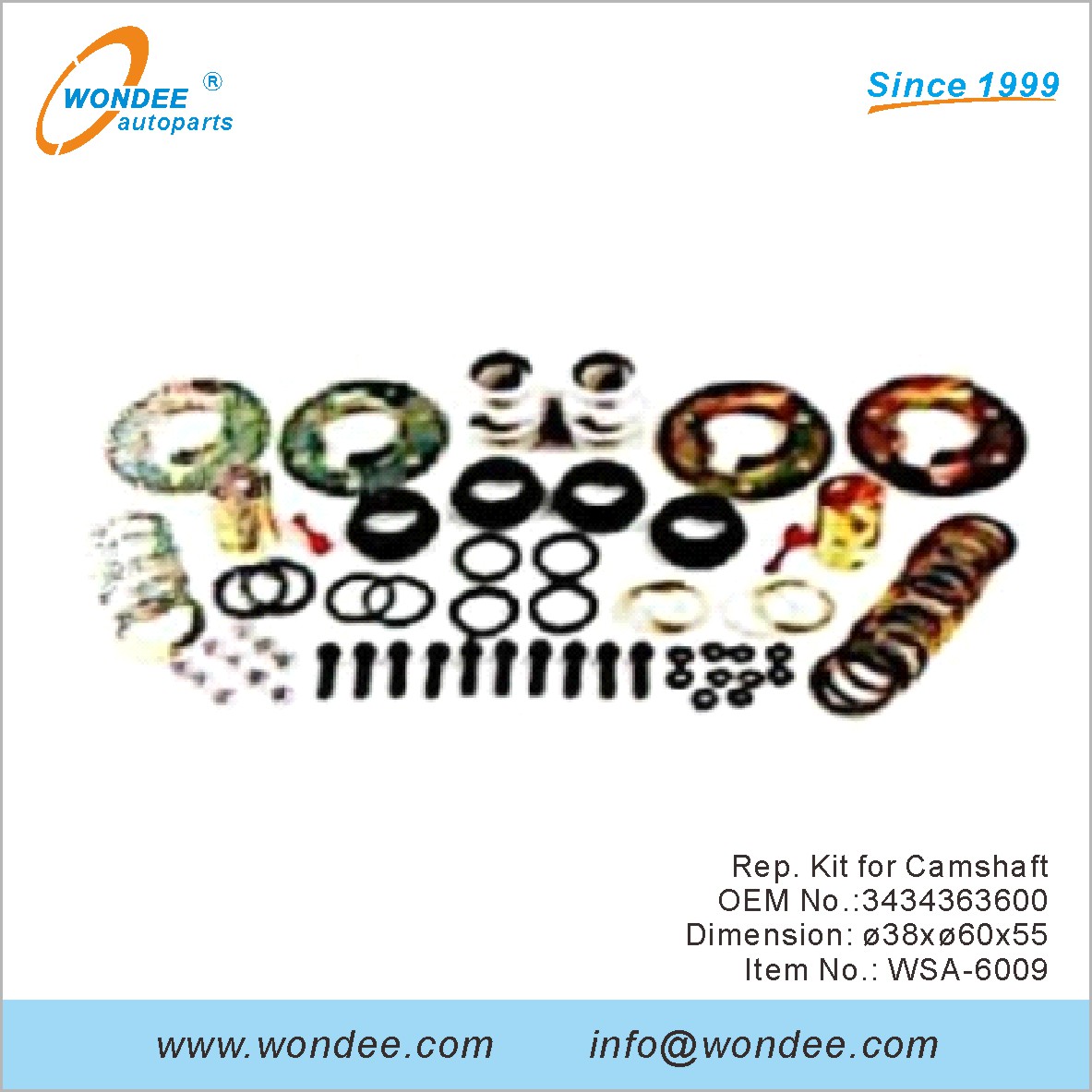 REP. KIT for عمود الحدبات OEM 3434363600 لـ SAF من Wondee