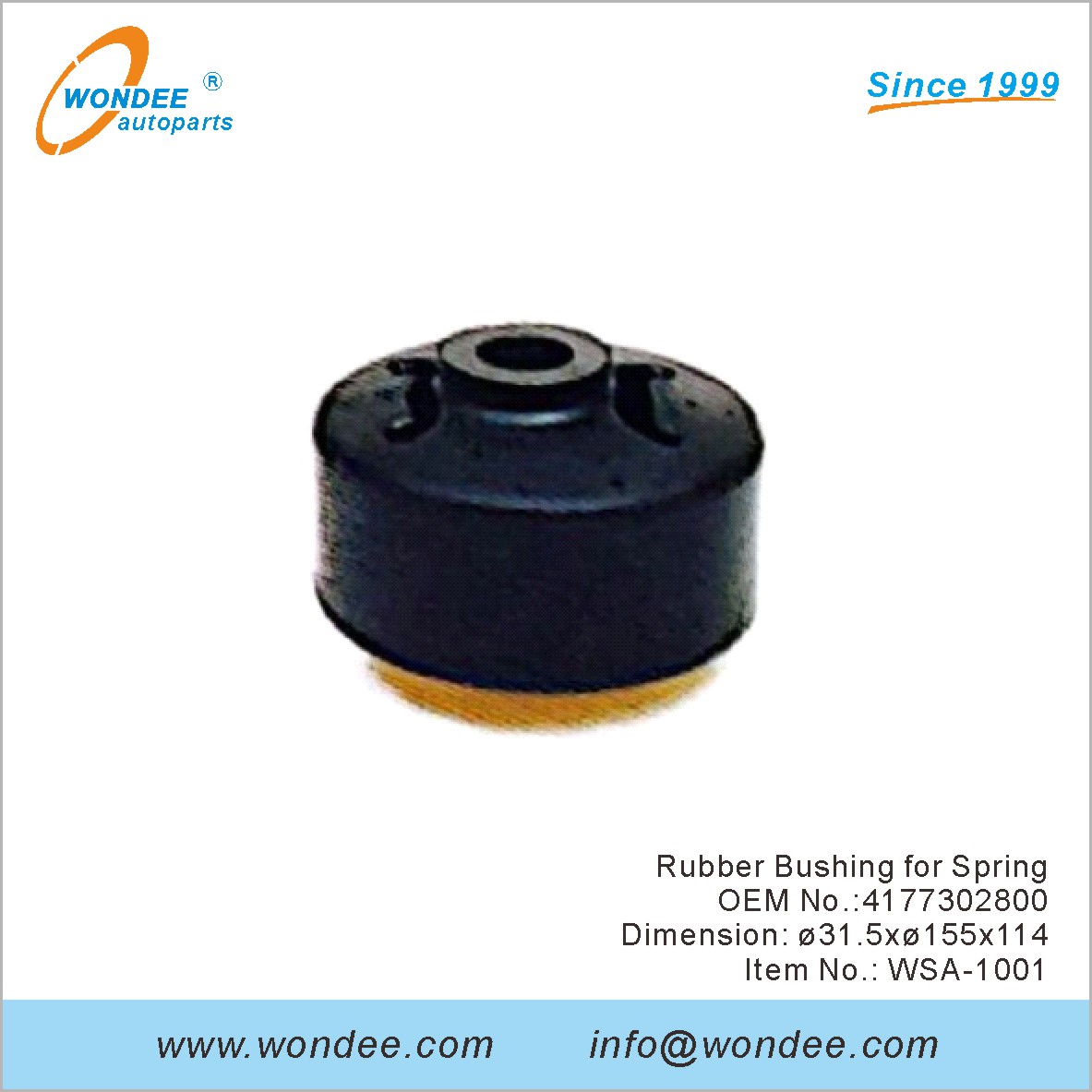 جلبة مطاطية لـ Spring OEM 4177302800 لـ SAF من Wondee