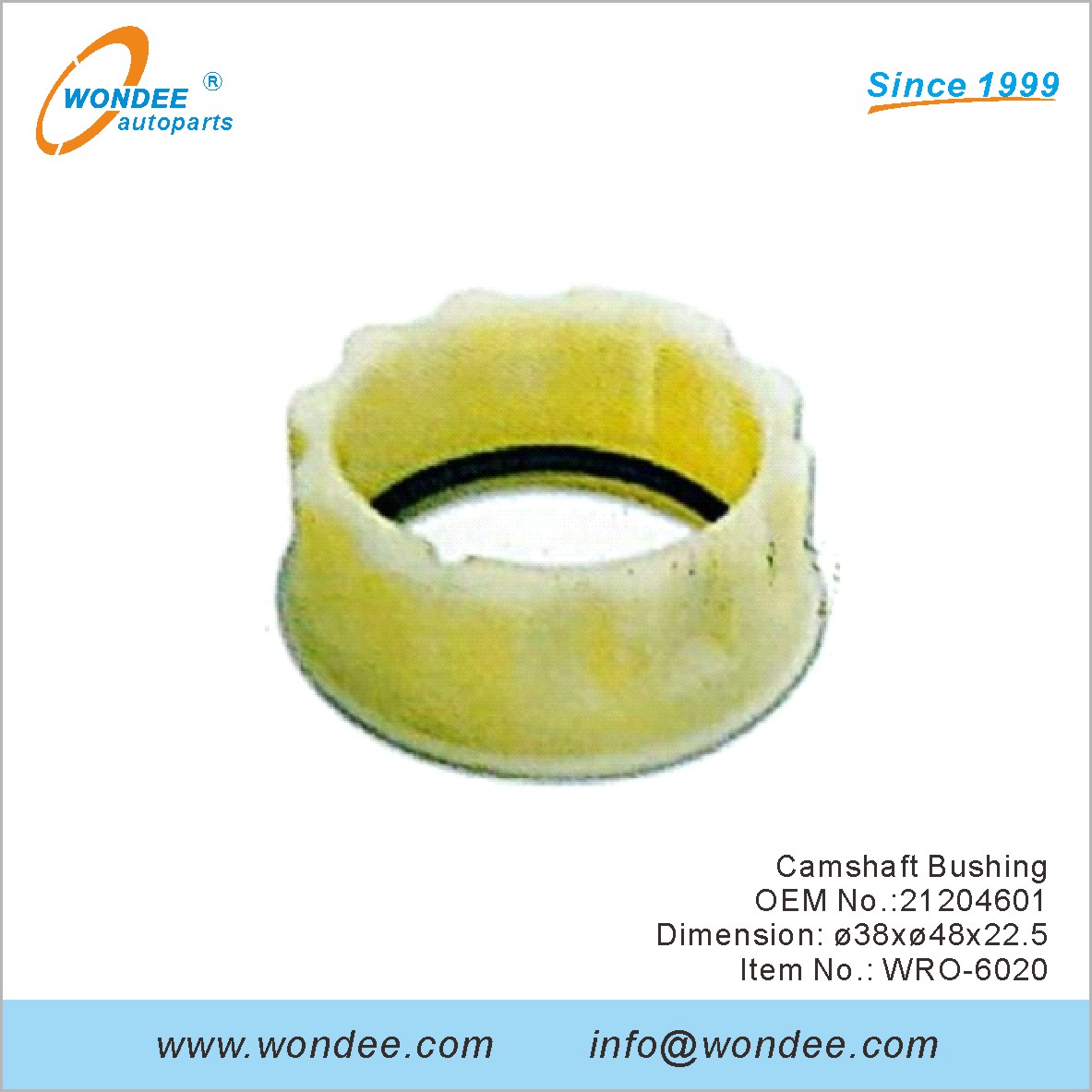 عمود الحدبات جلبة OEM 21204601 لـ ROR من Wondee