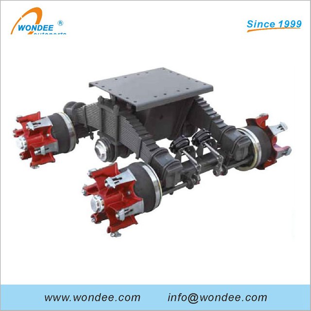 24T 28T 32T 36T Germany Spoke Type Bogie Suspension لشبه المقطورات والشاحنات
