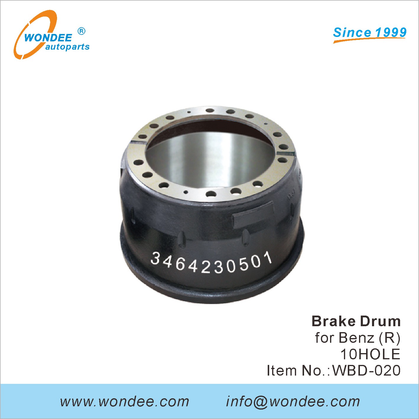 Wondee Brake Drum (20)