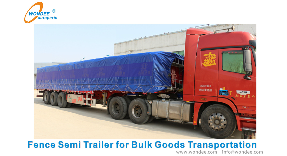 Wondee Fence Semi Trailer Transportation2