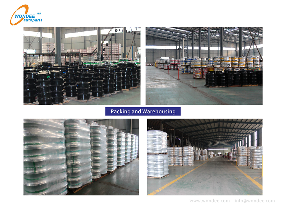Wondee Wheel Rim Backing and Warehousing