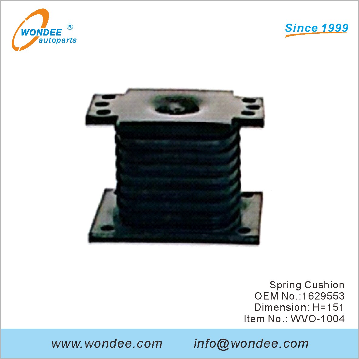 وسادة الربيع OEM 1629553 لفولفو من Wondee
