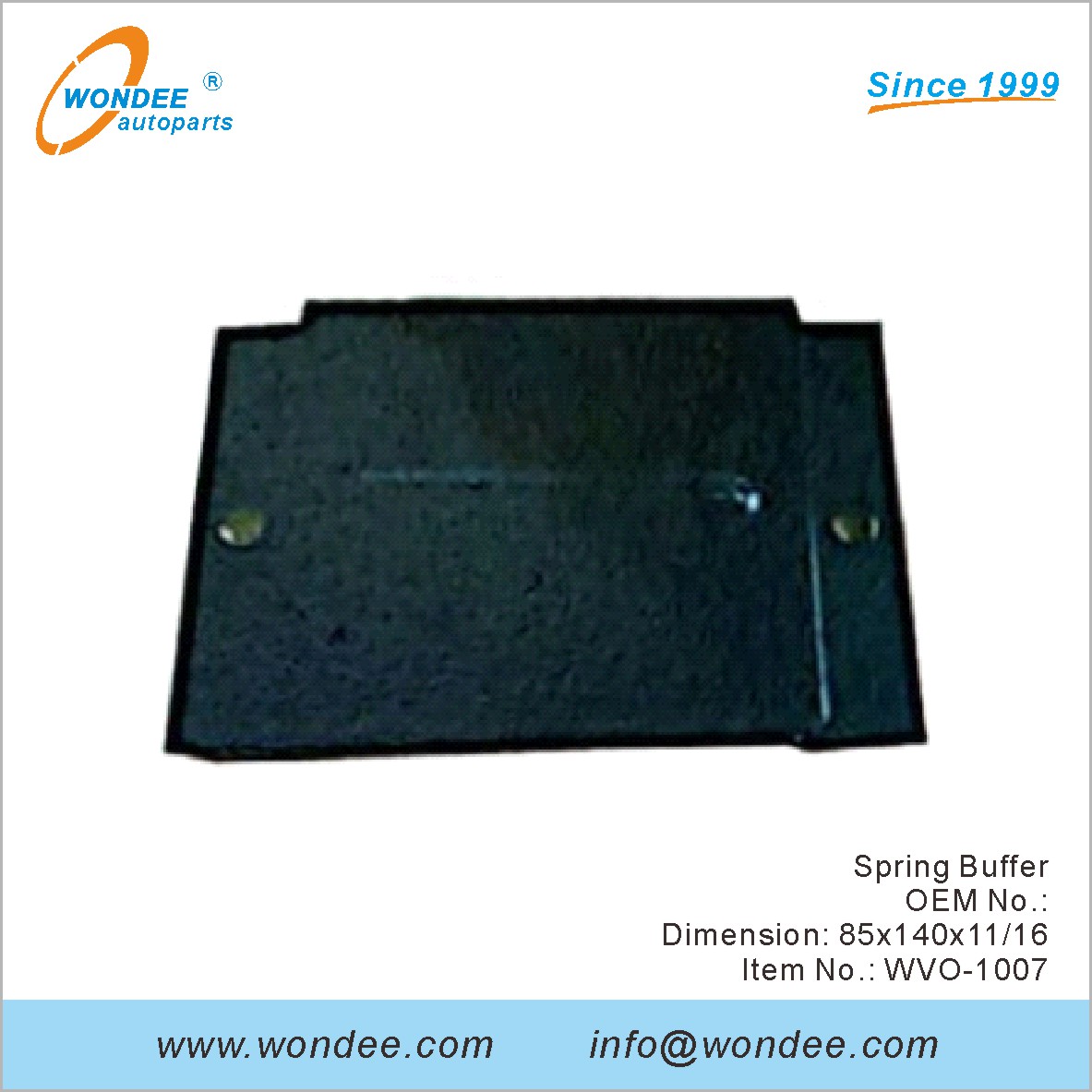 العازلة الربيع OEM لفولفو من Wondee