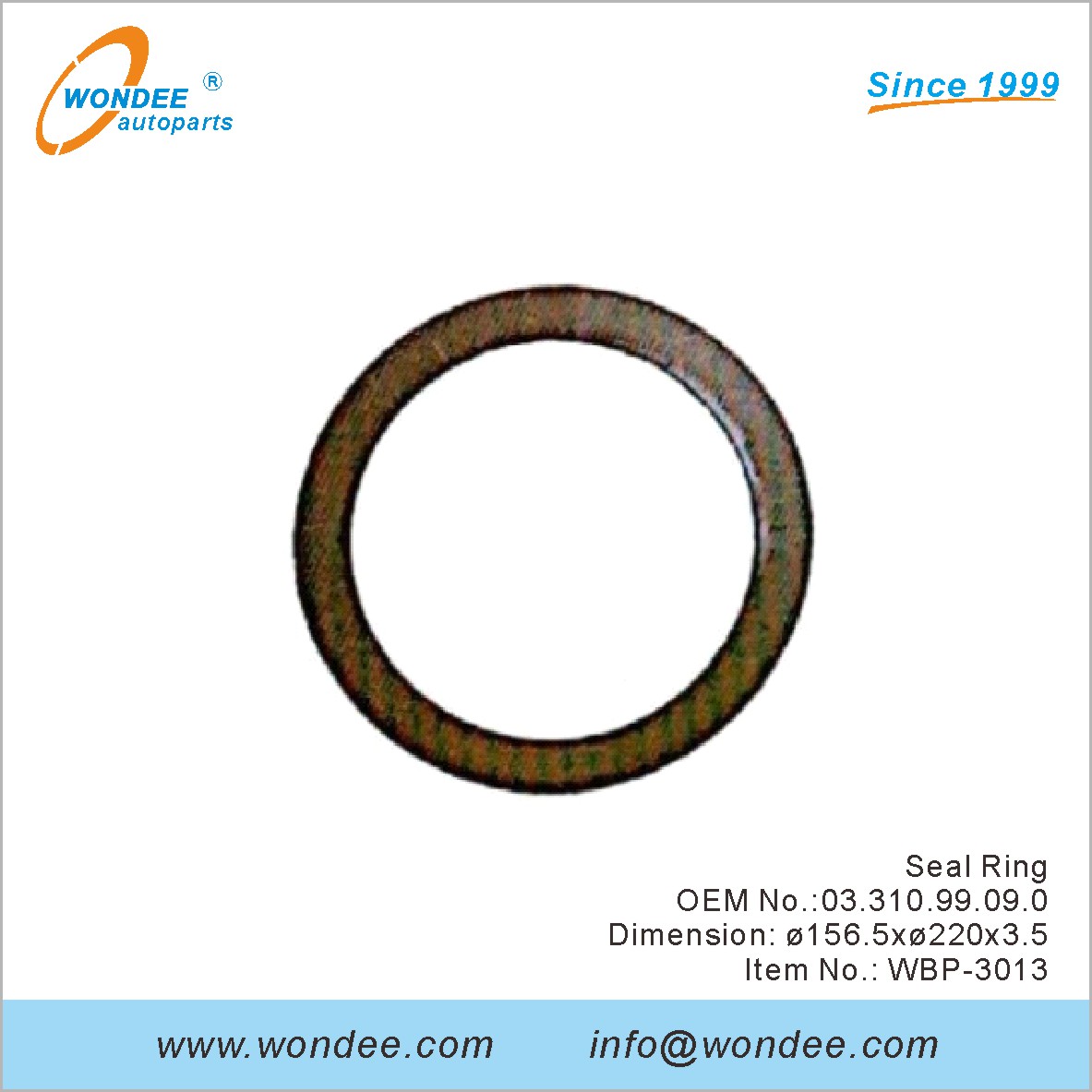 ختم حلقة OEM 0331099090 لـ BPW من Wondee