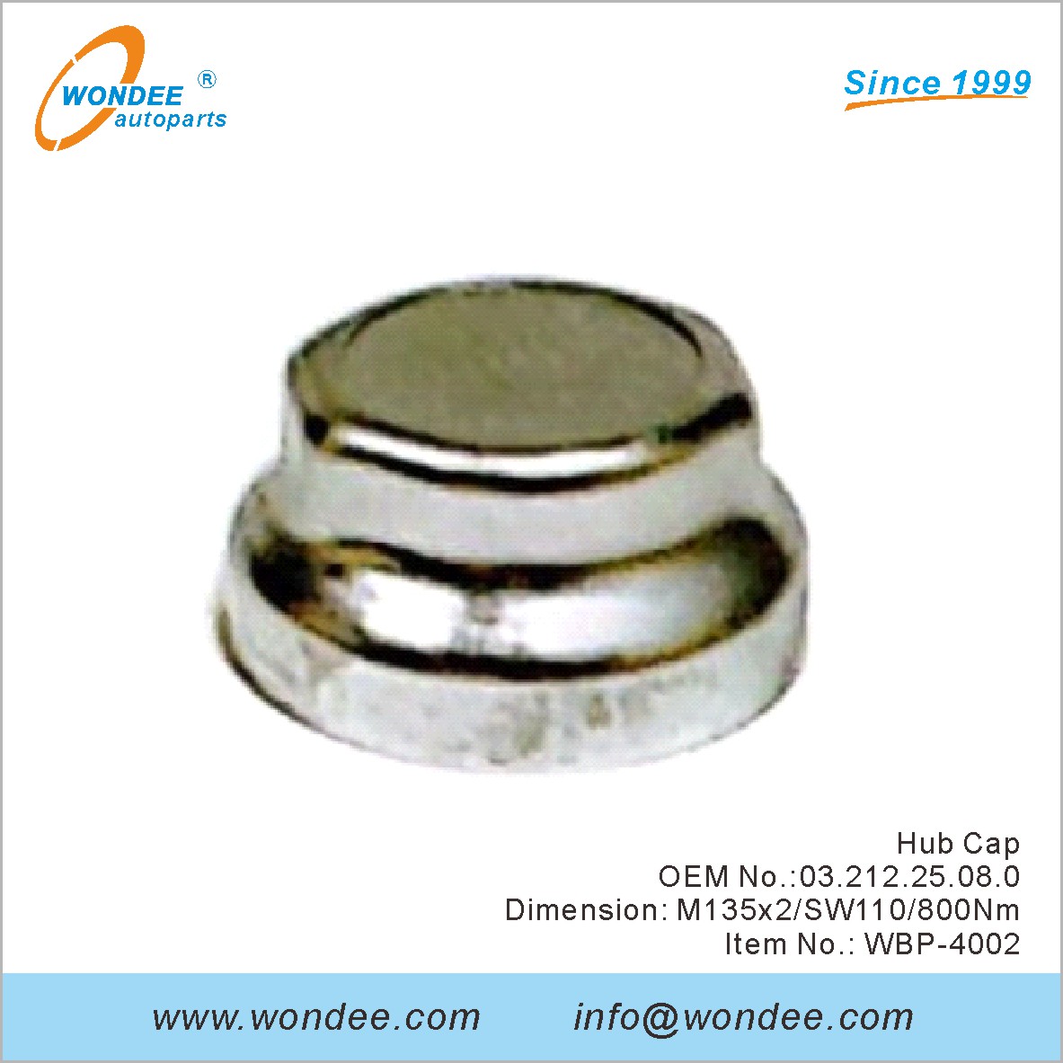 HUB CAP OEM 0321225080 لـ BPW من Wondee