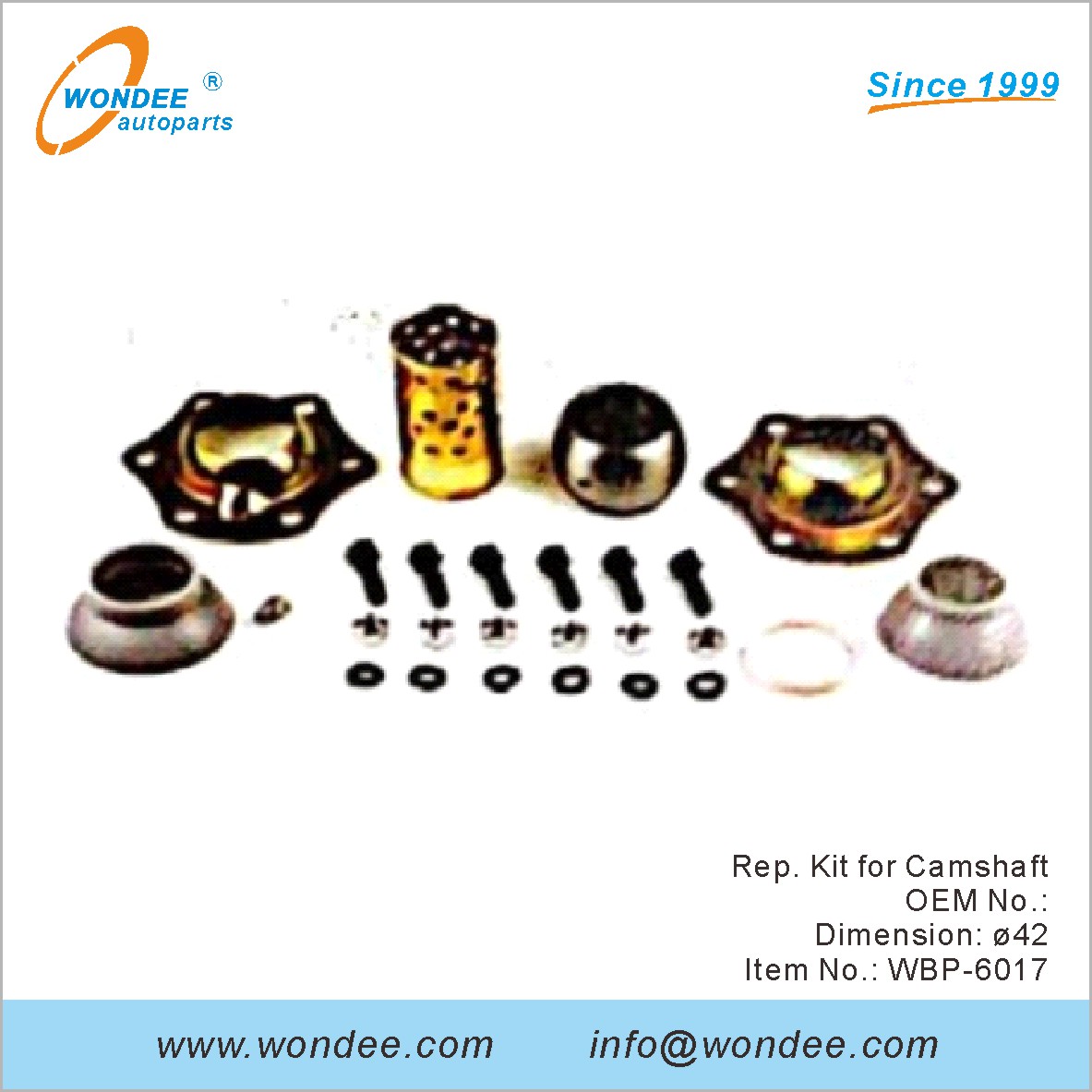 طقم مندوب لعمود الحدبات OEM لـ BPW من Wondee (4)
