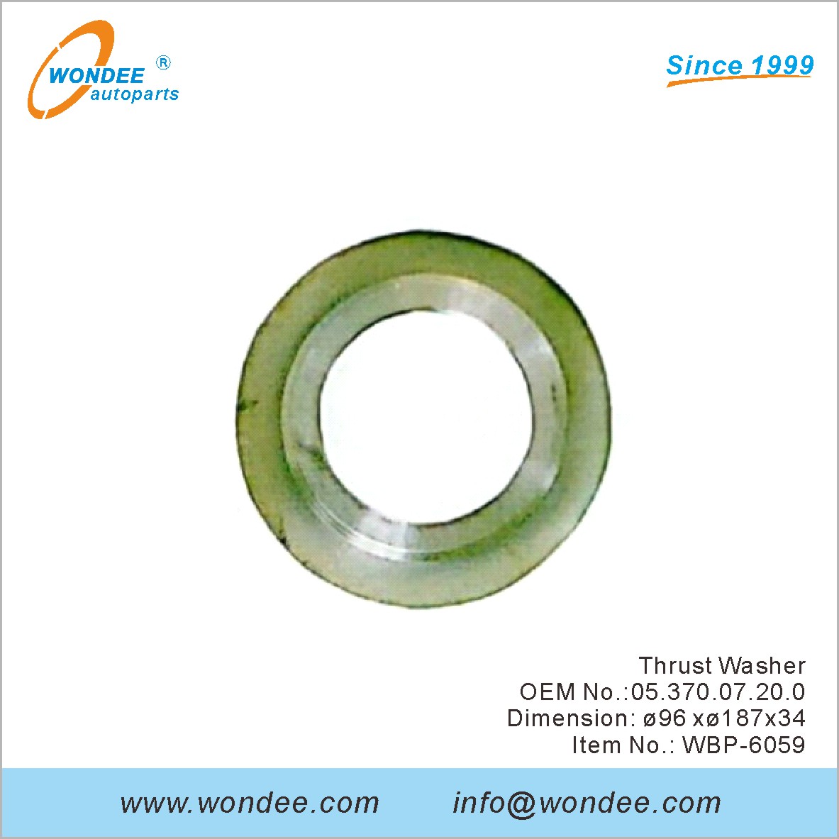 دفع غسالة OEM 0537007200 لـ BPW من Wondee