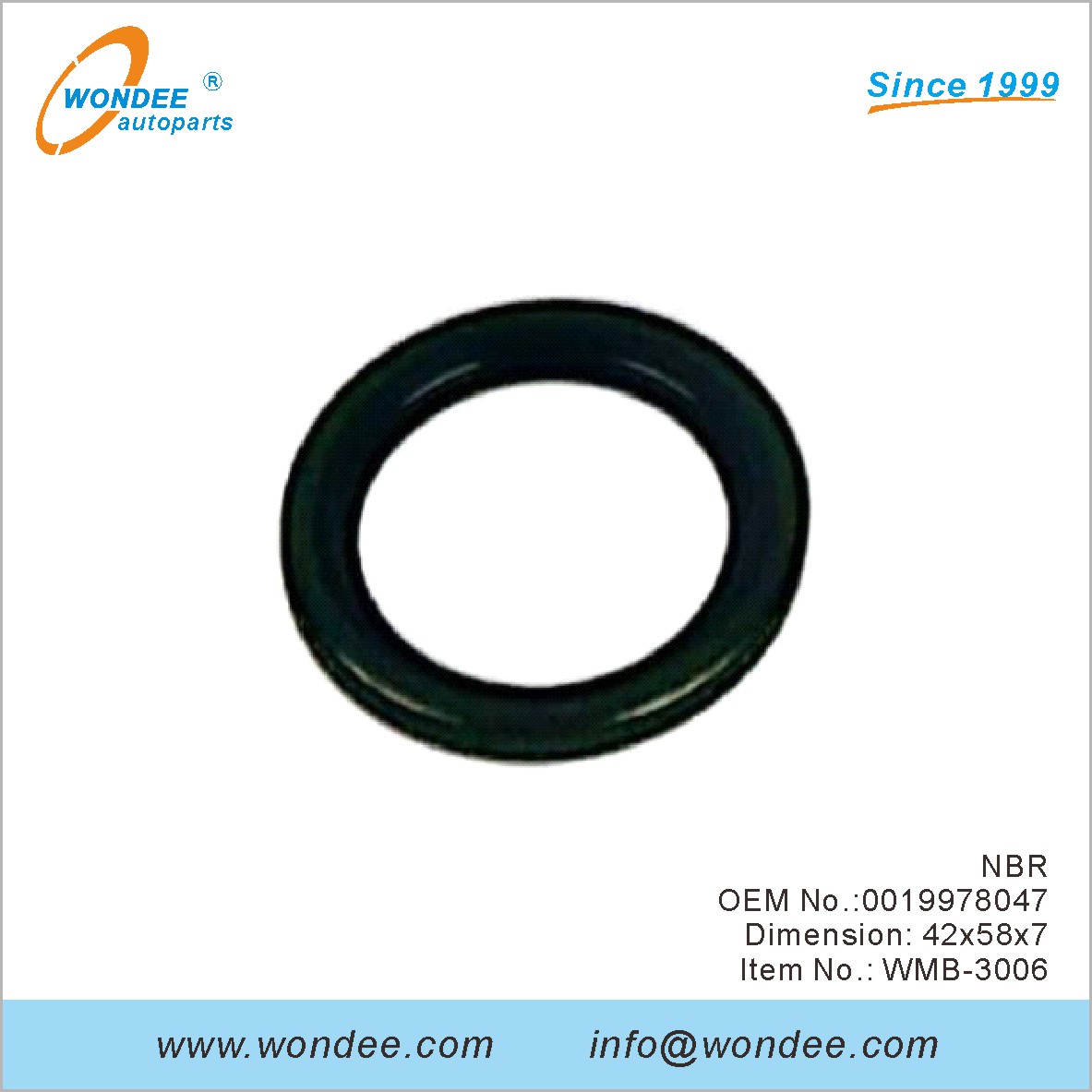 NBR OEM 0019978047 لبنز من Wondee