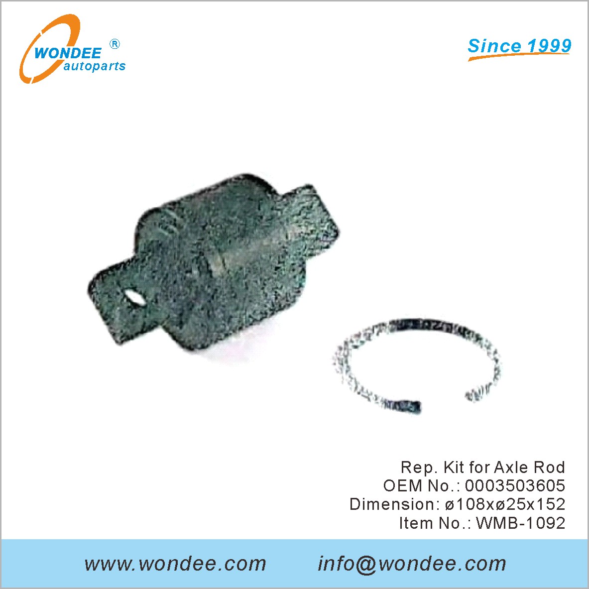ريب. مجموعة محور قضيب OEM 0003503605 لبنز من Wondee