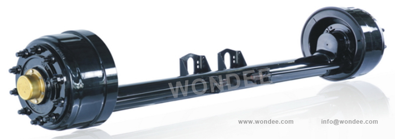 محور قطرة كاملة نصف مقطورة من الصين الصانع / الأوتوبارت Wondee