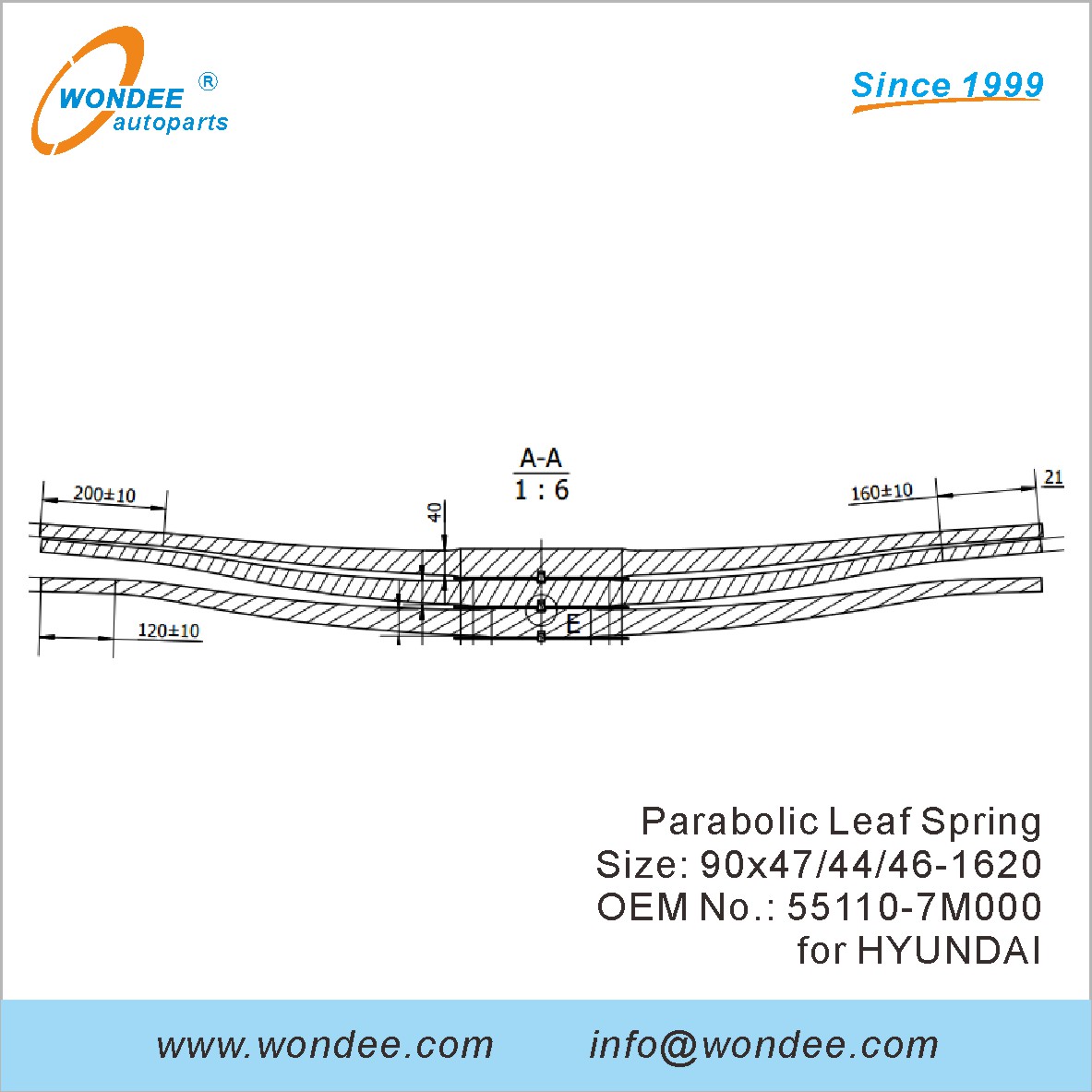 WONDEE HUSTER DIRCTION LEAP Spring OEM 55110-7M000 لـ HYUNDAI