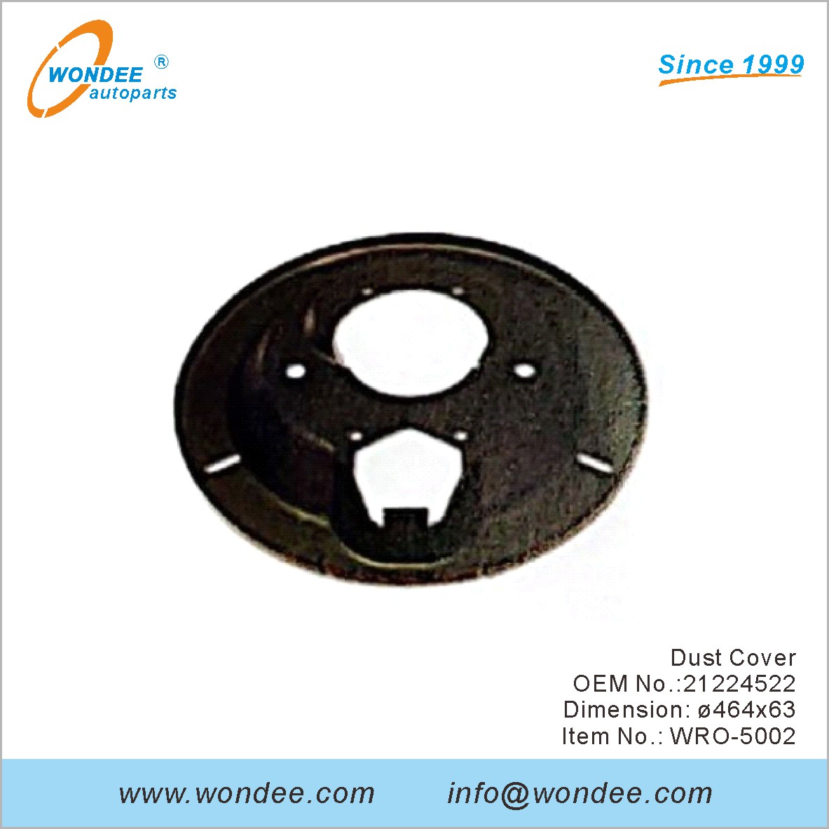 غطاء الغبار OEM 21224522 لـ ROR من Wondee