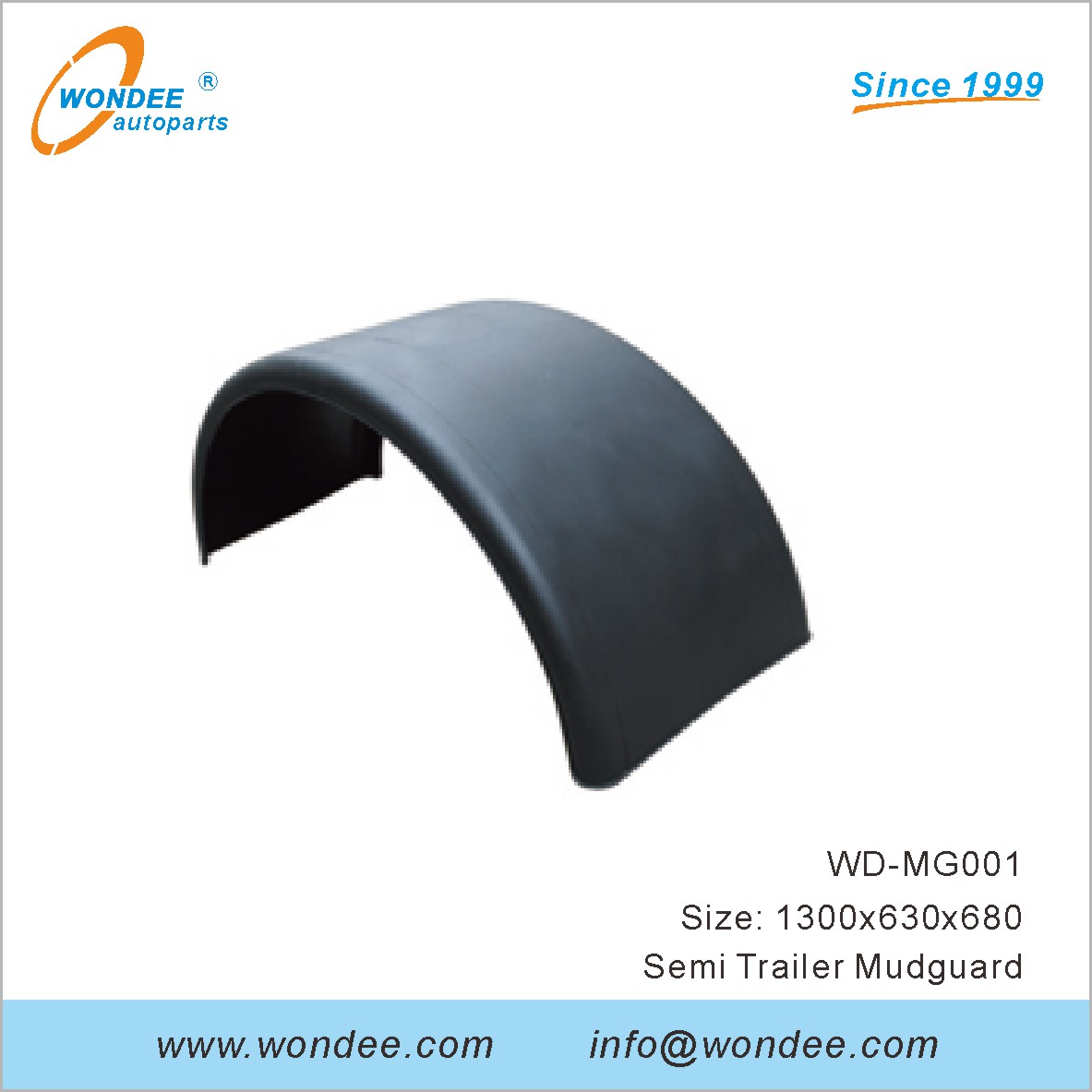 WD-MG-001 Semi Trailer Mudguard من Autoparts Wondee (1)