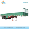 2-axle 3-axle Fence نصف مقطورات لنقل البضائع السائبة