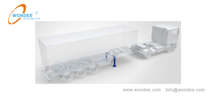 معدات الهبوط للمقطورة الثقيلة نصف مقطورة من الصين الصانع / الأوتوبارت Wondee