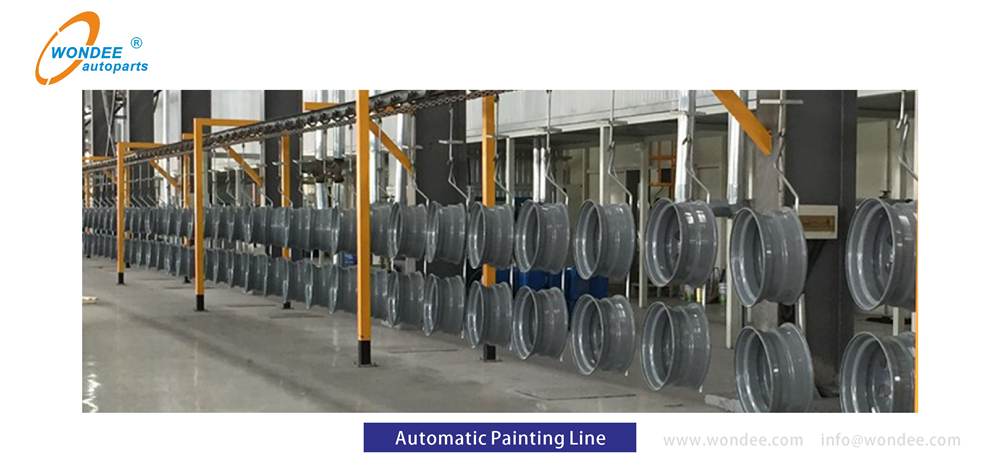 خط الطلاء Wondee Wheel Rim