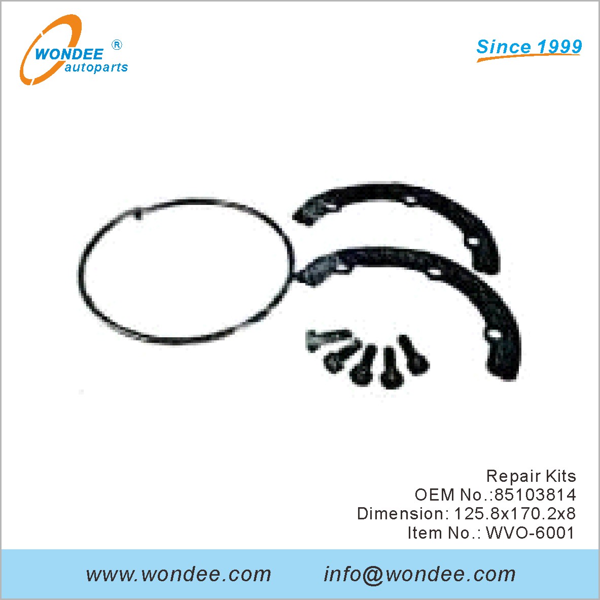 مجموعات الإصلاح OEM 85103814 لفولفو من Wondee