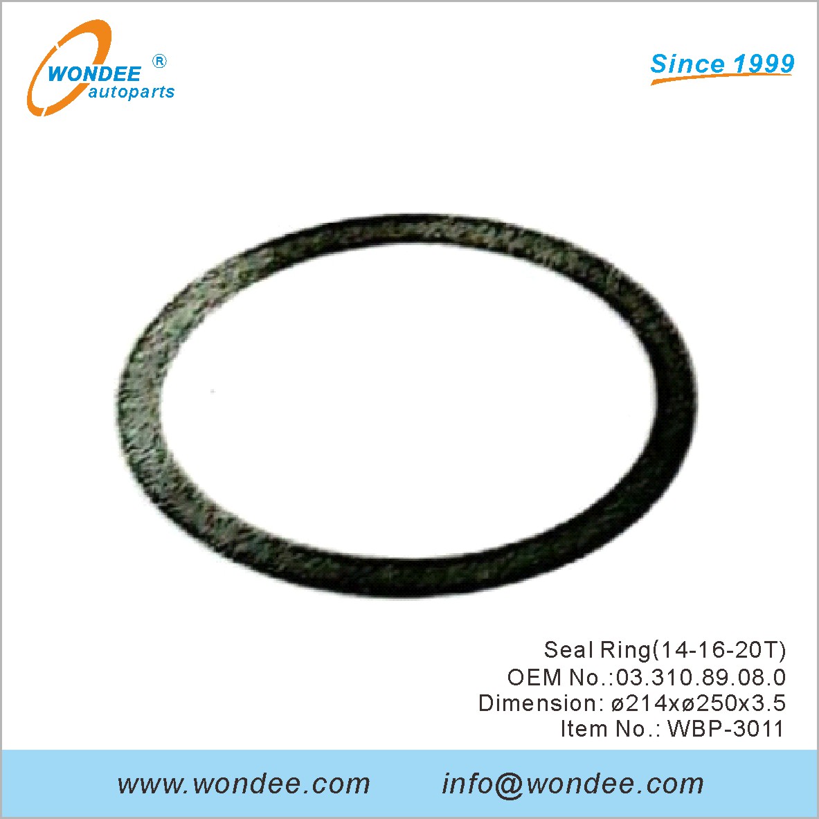 حلقة الختم (14-16-20T) OEM 0331089080 لـ BPW من Wondee